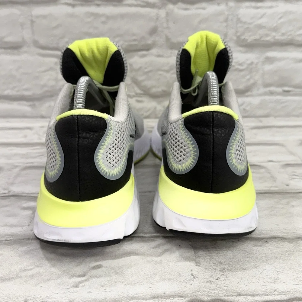Nike Renew Run Shoes Mens Size 8.5 Grey Fog Volt Running Shoes Good Condition!